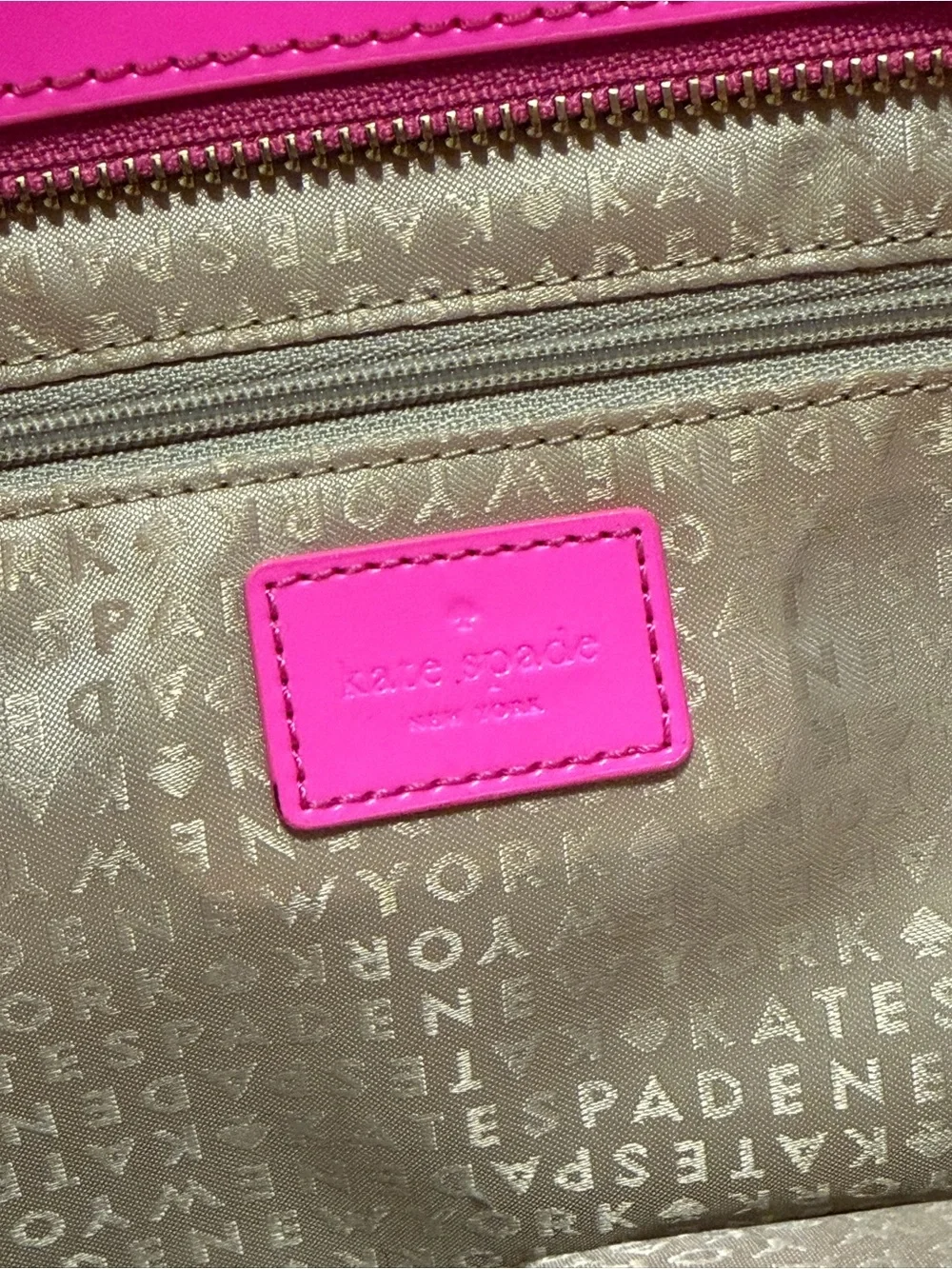 Kate Spade Pink Sapphire Metro Spade Harmony Tote
